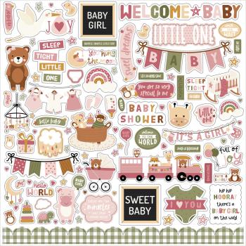 Echo Park - Designpapier "Special Delivery Baby Girl" Collection Kit 12x12 Inch - 12 Bogen