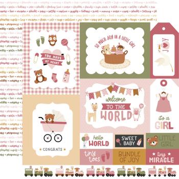 Echo Park - Designpapier "Special Delivery Baby Girl" Collection Kit 12x12 Inch - 12 Bogen