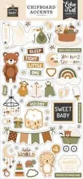 Echo Park - Sticker "Special Delivery Baby" Chipboard 6x13 Inch