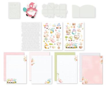 Dutch Doobadoo - Papier Kit "Happy Spring" Crafty Kit - 12 Bogen