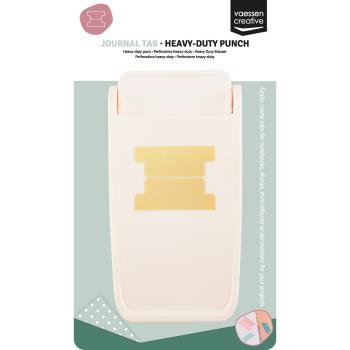 Vaessen Creative - Heavy-Duty Motivstanzer "Journal Tab 40x15mm"