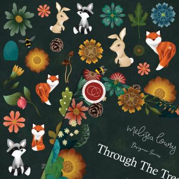 Craft Consortium - Designpapier "Through The Trees" Paper Pad 12x12 Inch - 30 Bogen