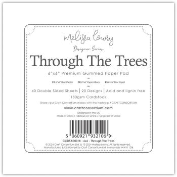 Craft Consortium - Designpapier "Through The Trees" Paper Pad 6x6 Inch - 40 Bogen