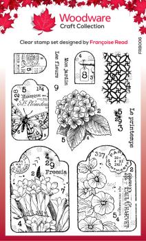 Woodware - Stempelset "Garden Tags" Clear Stamps Design by Francoise Read