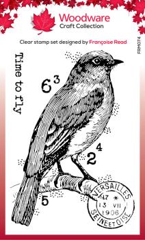 Woodware - Stempelset "Bluebird" Clear Stamps Design by Francoise Read