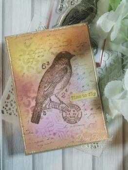 Woodware - Stempelset "Bluebird" Clear Stamps Design by Francoise Read