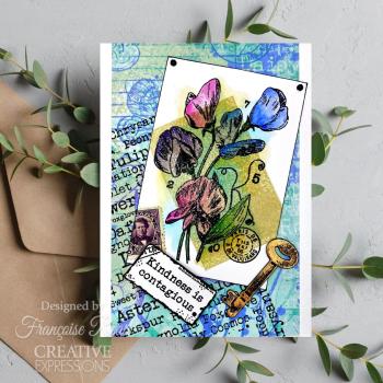 Woodware - Stempelset "Sweet Pea" Clear Stamps Design by Francoise Read