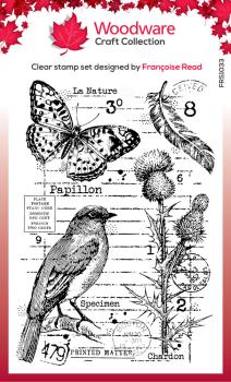 Woodware - Stempel "Nature Page" Clear Stamps Design by Francoise Read
