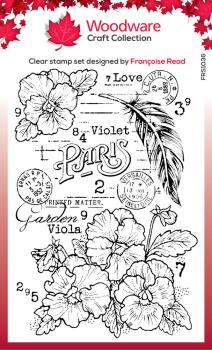 Woodware - Stempel "Viola" Clear Stamps Design by Francoise Read