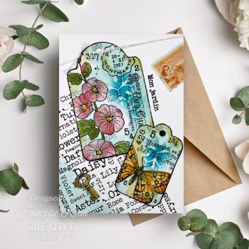 Woodware - Stempel "Flower Names" Clear Stamps Design by Francoise Read