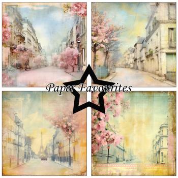 Paper Favourites - Designpapier "Parisian Streets" Paper Pack 12x12 Inch 8 Bogen