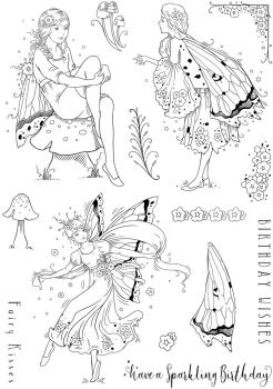 Pink Ink Designs - Stempelset "Dance With Fairies" Clear Stamps