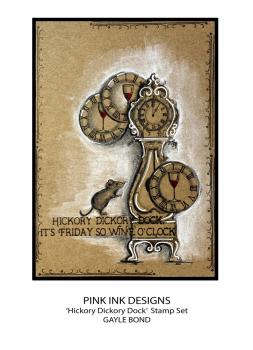 Pink Ink Designs - Stempelset "Hickory Dickory Dock" Clear Stamps