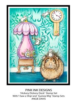 Pink Ink Designs - Stempelset "Hickory Dickory Dock" Clear Stamps