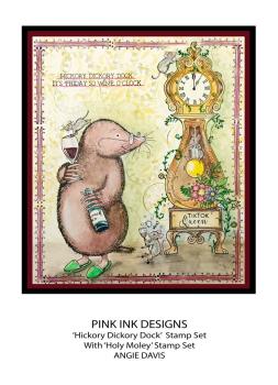 Pink Ink Designs - Stempelset "Hickory Dickory Dock" Clear Stamps