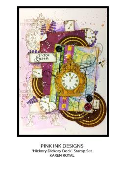 Pink Ink Designs - Stempelset "Hickory Dickory Dock" Clear Stamps