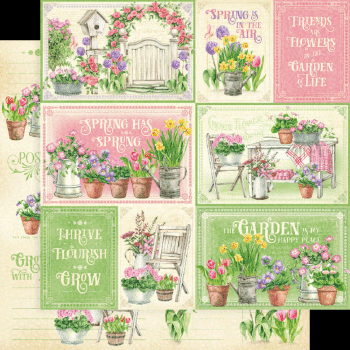 Graphic 45 - Designpapier "Grow with Love" Collection Pack 8x8 Inch - 16 Bogen