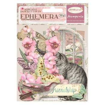 Stamperia - Stanzteile "Orchids and Cats" Die Cuts Ephemera