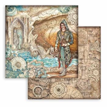 Stamperia - Designpapier "Sir Vagabond in Fantasy World" Paper Pack 12x12 Inch - 10 Bogen