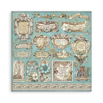 Stamperia - Designpapier "Sir Vagabond in Fantasy World" Paper Pack 8x8 Inch - 10 Bogen