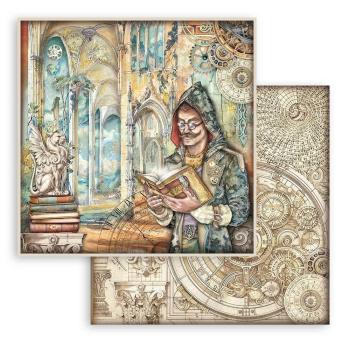 Stamperia - Designpapier "Sir Vagabond in Fantasy World" Paper Pack 8x8 Inch - 10 Bogen