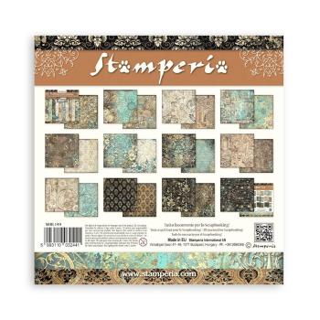 Stamperia - Designpapier "Sir Vagabond in Fantasy World Maxi Background" Paper Pack 12x12 Inch - 10 Bogen