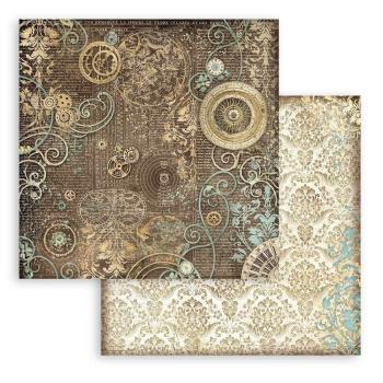 Stamperia - Designpapier "Sir Vagabond in Fantasy World Maxi Background" Paper Pack 12x12 Inch - 10 Bogen