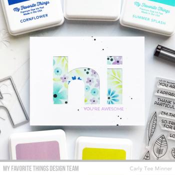 My Favorite Things - Schablone 4 1/2x6 Inch "Friendly Flowers" Stencil