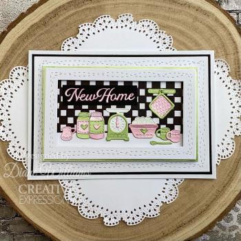 Creative Expressions - Stanzschablone "Shabby Basics Stitched Weave" Craft Dies Design by Sam Poole