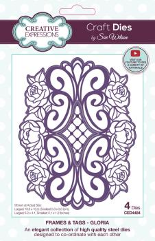 Creative Expressions - Stanzschablone "Frames & Tags Gloria" Craft Dies Design by Sue Wilson