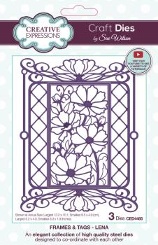 Creative Expressions - Stanzschablone "Frames & Tags Lena" Craft Dies Design by Sue Wilson