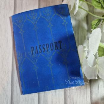 Creative Expressions - Stempelset "Passport" Clear Stamps 6x8 Inch Design by Taylor Made Journals