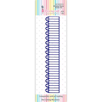 Dress My Craft - Stanzschablone "Border Window Fence" Dies