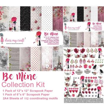 Dress My Craft - Collection Kit "Be Mine" Paper Pack
