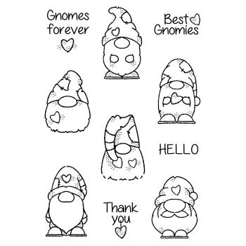 Woodware - Stempel "Mini gnomes" Clear Stamps