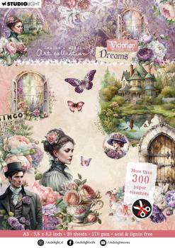 Studio Light - Stanzteile "Victorian Dreams" Die Cut Block - 20 Bogen