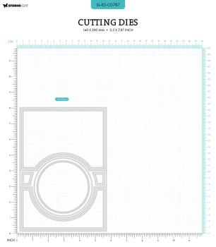 Studio Light - Stanzschablone "Circle Folding Card" Dies