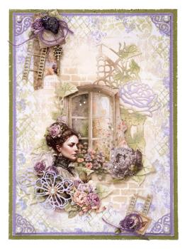 Studio Light - Designpapier 20,3x20,3cm "Victorian Dreams" Mixed Paper Pad - 36 Bogen 