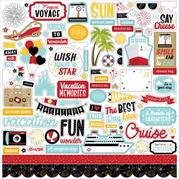 Echo Park - Designpapier "A Magical Voyage" Collection Kit 12x12 Inch - 12 Bogen