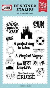 Echo Park - Stempelset "Let's Go Cruise Clear" Clear Stamps