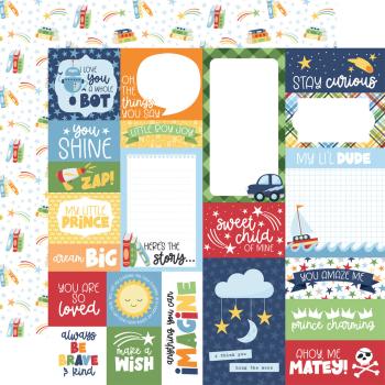 Echo Park - Designpapier "My Little Boy" Collection Kit 12x12 Inch - 12 Bogen