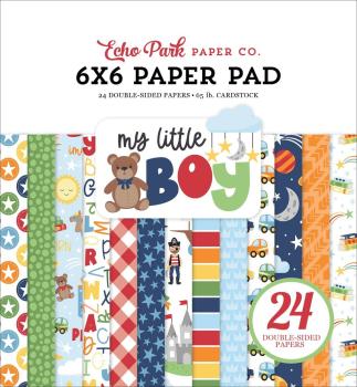 Echo Park - Designpapier "My Little Boy" Paper Pack 6x6 Inch - 24 Bogen