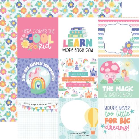 Echo Park - Designpapier "My Little Girl" Paper Pack 6x6 Inch - 24 Bogen