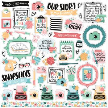 Echo Park - Designpapier "Telling Our Story" Collection Kit 12x12 Inch - 12 Bogen