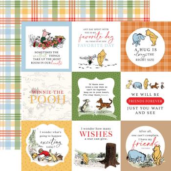 Echo Park - Designpapier "Winnie The Pooh" Paper Pack 6x6 Inch - 24 Bogen