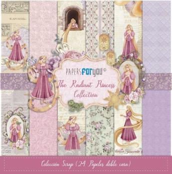 Papers For You - Designpapier "The Radiant Princess" Scrap Paper Pack 8x8 Inch - 24 Bogen