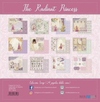 Papers For You - Designpapier "The Radiant Princess" Scrap Paper Pack 8x8 Inch - 24 Bogen