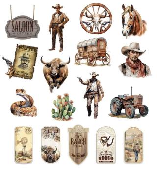 Papers For You - Stanzteile "Wild West" Die Cuts