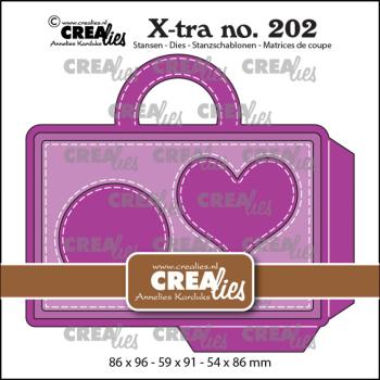 Crealies - Stanzschablone "No. 202 Give a Gift Card: Bag" X-tra Dies