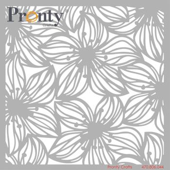 Pronty Crafts - Schablone 15x15cm "Flowers" Stencil 